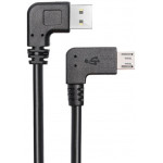 POWERTECH ������� USB �� USB Micro-B 90 Dual Easy USB 1m - (CAB-U133)