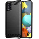 POWERTECH ���� Carbon Flexible ��� Samsung A31 ����� - (MOB-1566)