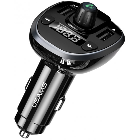 USAMS FM transmitter �� ����� US-CC115 2x USB SD card 3.4A ����� - (CC115GC01)