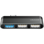 USAMS USB Type-C hub SJ461 1x USB 3.0 2x USB 2.0 ���� - (SJ461HUB01)
