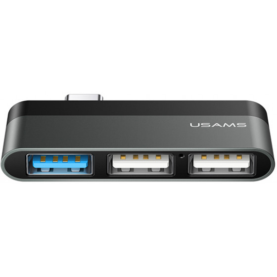 USAMS USB Type-C hub SJ461 1x USB 3.0 2x USB 2.0 ���� - (SJ461HUB01)
