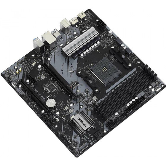 ASROCK ������� B550M Phantom Gaming 4 4x DDR4 AM4 USB 3.2 mATX - (B550M-PG4)