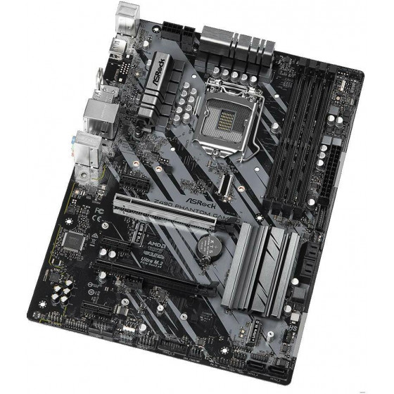 ASROCK ������� Z490 Phantom Gaming 4 4x DDR4 s1200 USB 3.2 ATX - (Z490-PG4)