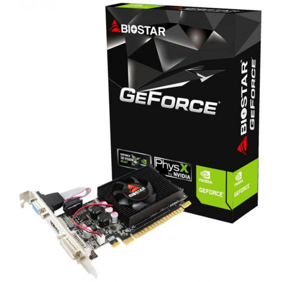 BIOSTAR VGA GeForce G210 VN2103NHG6 GDDR3 1GB 64bit - (VN2103NHG6-TBARL-BS2)
