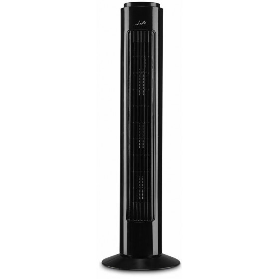 LIFE Aeolus tower ventilator in black color - (221-0146)