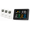 LIFE CONTINENTAL QUAD DISPLAY WEATHER STATION WITH 3 OUTDOOR SENSORS - (221-0191)