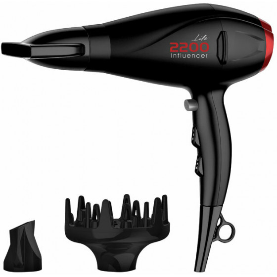 LIFE INFLUENCER Hairdryer with AC motor 2200W - (221-0196)