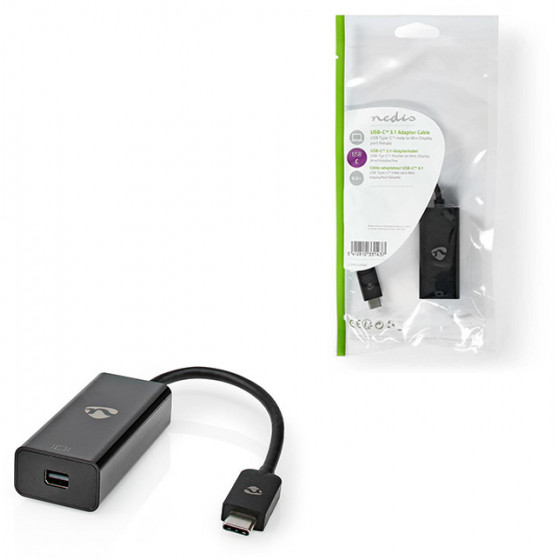 NEDIS USB Adapter USB 3.2 Gen 1 USB Type-C Male Mini DisplayPort - (CCGP64452BK02)