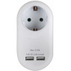 SONORA PAW100-2USB24 SCHUKO ADAPTOR WITH 2 USB PORTS 2.4A