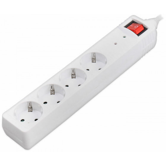 SONORA SPSW401 WHITE COLOR SURGE PROTECTION MULTI STRIP