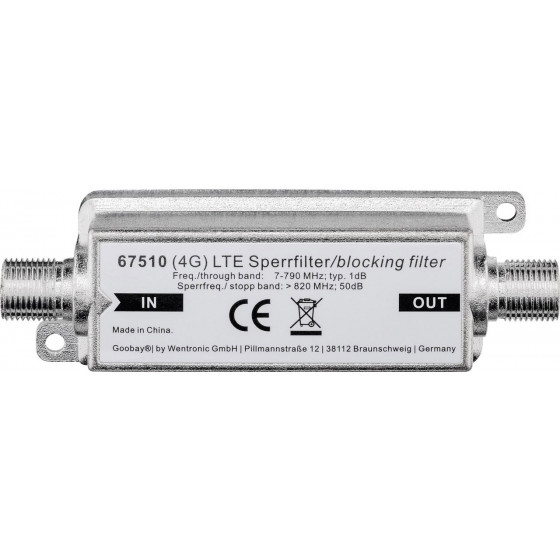 GOOBAY blocking ������ LTE/4G 5-790 MHz ����� - (67510)