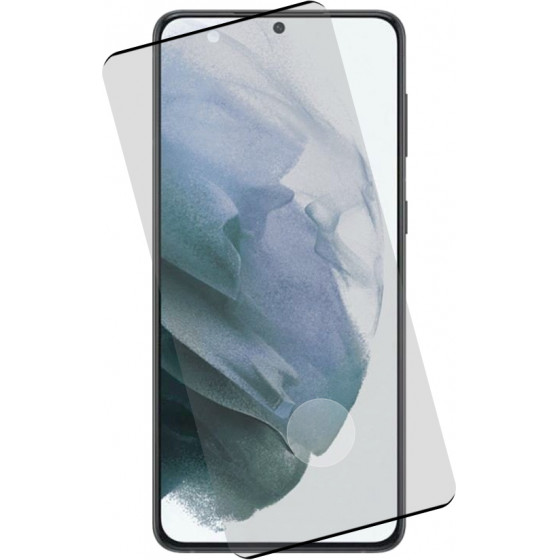 IDOL 1991 TEMPERED GLASS SAMSUNG S21 5G G9919H 0.25mm 3D EDGE GLUE SEMI CURVED FINGER UNLOCK BLACK - (5205308280887)