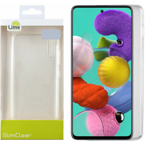 LIME SUCCESSORIES ���� SAMSUNG A51 A515 6.5 SLIMCLEAR TPU ������� - (5205308257599)