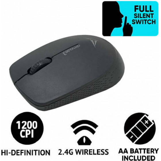 ALCATROZ SILENT WIRELESS 2.4G AIRMOUSE 3 GREY - (AMS3G)