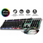 ALCATROZ WATERPROOF USB RGB WIRED COMBO KEYBOARD AND MOUSE X-CRAFT - (XC3000)