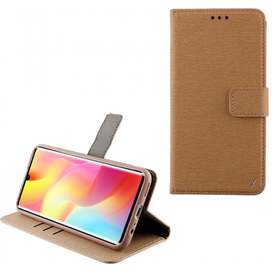 VOLTE-TEL ���� XIAOMI MI NOTE 10 LITE ALLURE MAGNET BOOK STAND CLIP GOLD - (5205308268137)