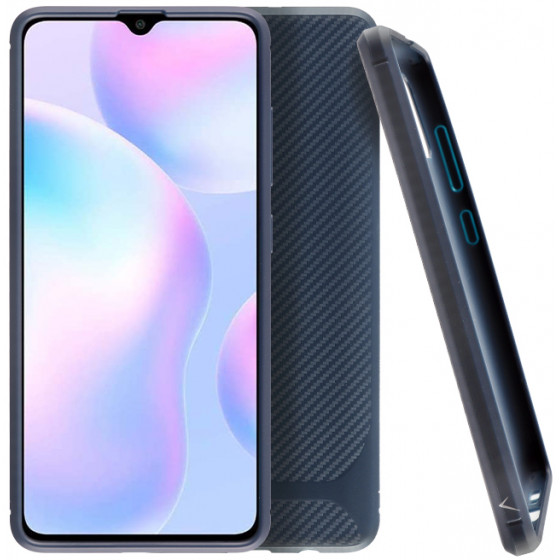 VOLTE-TEL ���� XIAOMI REDMI 9A CARBON RUGGED CAMERA PROTECTIVE ROYAL BLUE - (5205308274176)