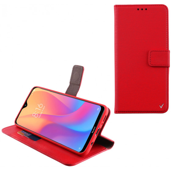 VOLTE-TEL ���� XIAOMI REDMI 8A ALLURE MAGNET BOOK STAND CLIP RED - (5205308272295)