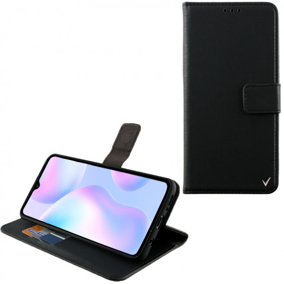 VOLTE-TEL ���� XIAOMI REDMI 9A ALLURE MAGNET BOOK STAND CLIP BLACK - (5205308272332)