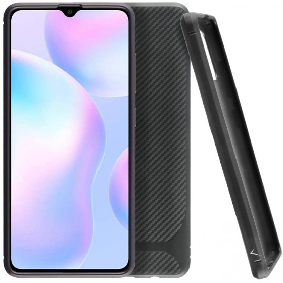 VOLTE-TEL ���� XIAOMI REDMI 9A CARBON RUGGED CAMERA PROTECTIVE BLACK - (5205308274169)
