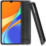 VOLTE-TEL ���� XIAOMI REDMI 9C CARBON RUGGED CAMERA PROTECTIVE BLACK - (5205308274206)