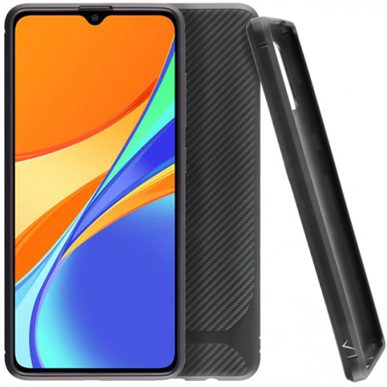 VOLTE-TEL ���� XIAOMI REDMI 9C CARBON RUGGED CAMERA PROTECTIVE BLACK - (5205308274206)