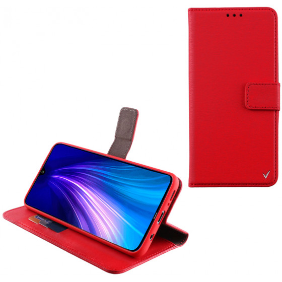 VOLTE-TEL ���� XIAOMI REDMI NOTE 8 ALLURE MAGNET BOOK STAND CLIP RED - (5205308272363)