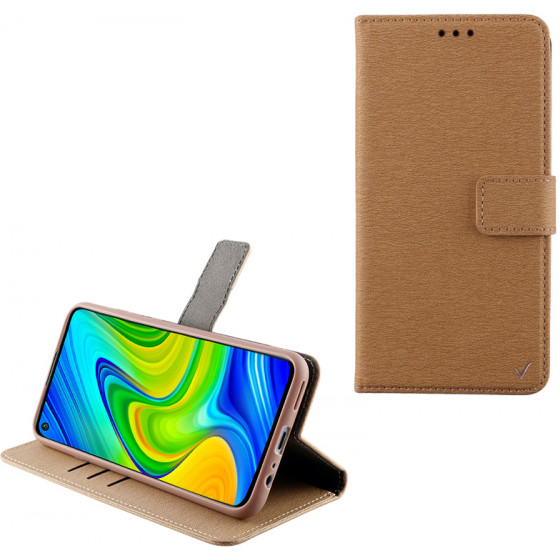 VOLTE-TEL ���� XIAOMI REDMI NOTE 9 ALLURE MAGNET BOOK STAND CLIP GOLD - (5205308272387)