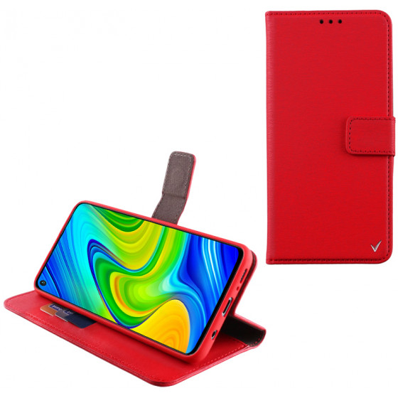 VOLTE-TEL ���� XIAOMI REDMI NOTE 9 ALLURE MAGNET BOOK STAND CLIP RED - (5205308272394)