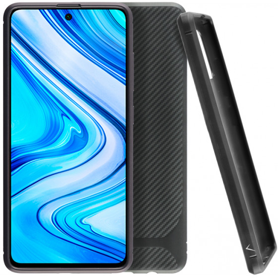 VOLTE-TEL ���� XIAOMI REDMI NOTE 9S/NOTE 9 PRO/NOTE 9 PRO MAX CARBON RUGGED BLACK - (5205308274282)