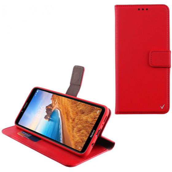 VOLTE-TEL ���� XIAOMI REDMI 7A ALLURE MAGNET BOOK STAND CLIP RED - (5205308272271)