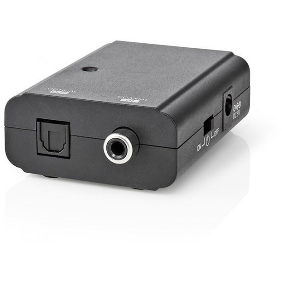 NEDIS Digital Audio Converter 1-way Digital RCA Female Toslink Female - (ACON2505BK)