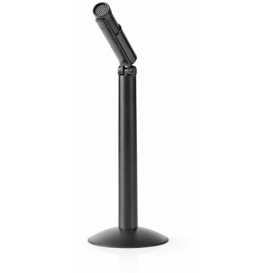 NEDIS Wired Microphone Stand Adjustable Angle 3.5 mm - (MICSJ100BK)
