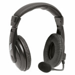 DEFENDER GRYPHON 750 STEREO HEADPHONES JACK 3.5mm 2m black - (63750)