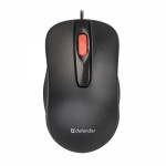 DEFENDER MM-756 POINT WIRED OPTICAL MOUSE 1000dpi black - (52756)