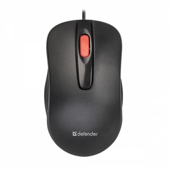 DEFENDER MM-756 POINT WIRED OPTICAL MOUSE 1000dpi black - (52756)