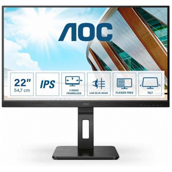 AOC FHD Business Monitor 22 with Speakers - (22P2Q)