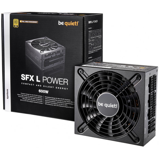Be Quiet PC Power Supply SFX L POWER 600W - (BN239)