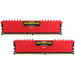 Corsair RAM Vengeance LPX DDR4 3000MHz 16GB Kit 2 x 8GB Red - (CMK16GX4M2B3000C15R)