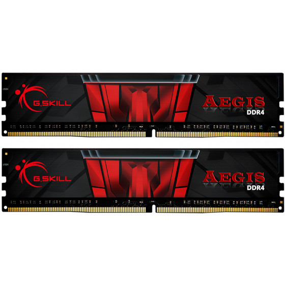 G.Skill RAM Aegis DDR4-2400MHz 8GB 2x4GB - (F4-2400C17D-8GIS)