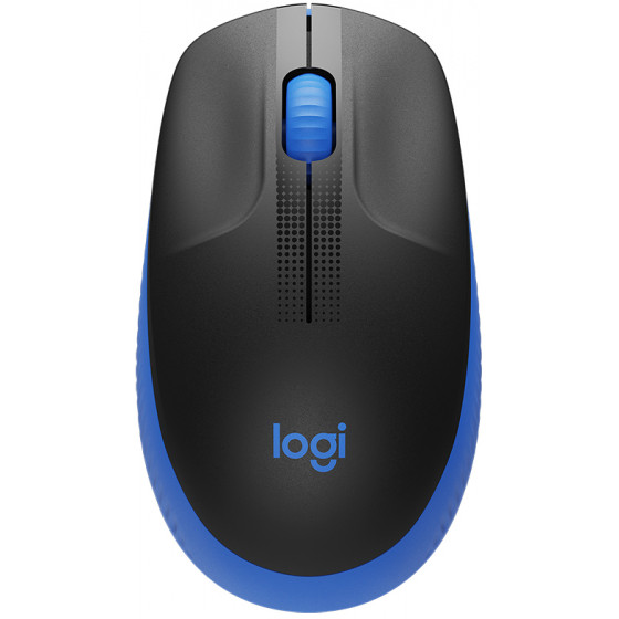 Logitech M190 Full-Size Wireless Mouse Blue - (910-005907)