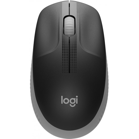 Logitech M190 Full-Size Wireless Mouse Grey - (910-005906)