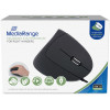 MediaRange Corded ergonomic 6-button optical mouse for right-handers Black Wired - (MROS230)