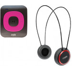 CRYPTO MP3 MHP300P10 TRAVELLER BUNDLE MP300 PLUS 16GB FUCHSIA + HP100 RED - (W015999)