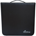 MediaRange Media storage wallet for 400 discs Synthetic Leather Black - (BOX95)