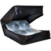 MediaRange Media storage wallet for 400 discs Synthetic Leather Black - (BOX95)