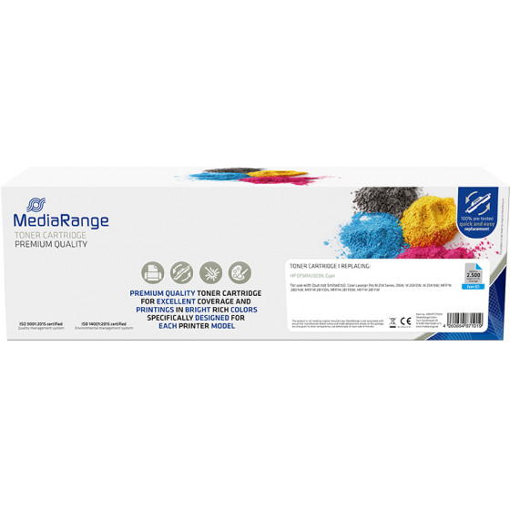 MEDIARANGE Toner ������� ��� ��������� HP Cyan CF541X/203X - (MRHPTCF541X)
