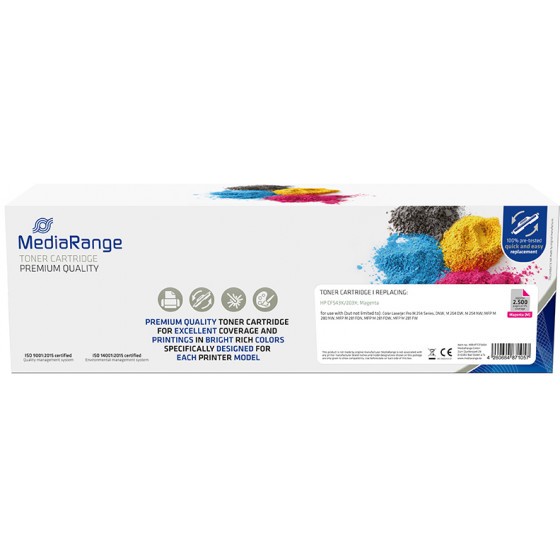MEDIARANGE Toner ������� ��� ��������� HP Magenta CF543X/203X - (MRHPTCF543X)
