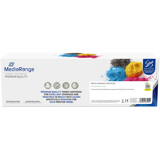 MEDIARANGE Toner ������� ��� ��������� HP Yellow CF532A/205A - (MRHPTCF532A)