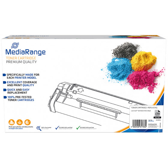 MEDIARANGE Toner ������� ��� ��������� Lexmark Black 12016SE/E120 - (MRLXTE120)